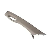 BROCK Drivers Inside Gray A Pillar Trim Panel w/Pull Grab Handle Reinforced Replacement for 06-10 Dodge Ram Pickup Truck 1TE75BD1AA