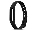 Cute Rubber Replacement Accessory Band for Xiaomi Miband Wristband, One Size (Black)