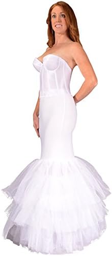 Bridal Trumpet Petticoat Crinoline Slip Adds Flare to Bottom of Wedding Dress