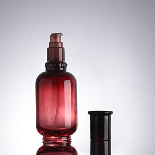 VASANA 2 PCS 60ML Upscale Empty URefillable Wine Red Glass Pump Press Lotion Bottle Cosmetic Make Up Oil Cream Emulsion Jar Bottle Storage Containers - Image 5