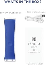 FOREO ESPADA 2 LED Light Therapy Blemish Spot Treatment Skincare FDA Cobalt Blue view 7