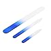 Superdone 3Pcs Glass Nail Files Polishing Tools Crystal Nail Sanding Buffing Nail Art Care Tool Manicure Pedicure