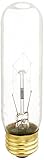 Bulbrite B60T10C 60-Watt Incandescent T10 Tubular Bulb, 120V, Clear