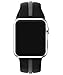 EloBeth for Apple Watch Band 42mm, Soft Silicone Sport Replacement Wrist Strap Stripe Color Splicing for Apple Watch Series 3/2/1 Nike+ Sport Edition Smart IWatch (Black/Cool Grey 42mm)