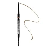 Billion Dollar Brows On Point Waterproof Micro Eyebrow Pencil - Light Brown, Super-fine and Self-sharpening Tip for Natural, Blendable Lines