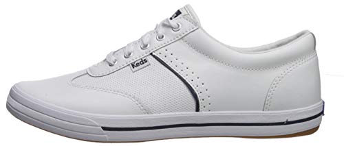 Scarpe Da Ginnastica Donna Keds Courty Core: Sneakers In Pelle Bianca Con Plantare Memory Foam, 37 EU