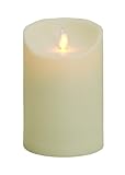 Boston Warehouse Mystique Flameless Candle, 5-Inch, Ivory Outdoor