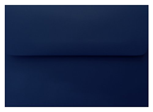 Navy Blue 70lb Square Flap 100 Boxed A2 Envelopes 4-3/8 x 5-3/4 for 4-1/8 X 5-1/2 Response Enclosures Invitations Announcement Showers from The Envelope Gallery - Thumbnail 3