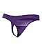 Under Armour Women's Pure Stretch - Sheer Novelty Thong, Purple Emerite/Purple Emerite, Medium
