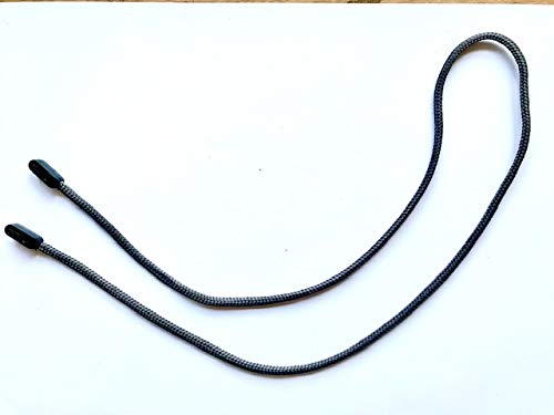 Gorilla Grip Classic Spectacle Cord (Gun Metal) - Secure Specs Glasses Lanyard Holder