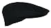 Men's Premium Wool Blend Classic Flat Ivy Newsboy Collection Hat (Black, Large)