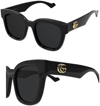 Amazon.com: JIMMY CHOO Square Ciara/G Sunglasses FP39O Black 