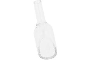 B BAOSITY Baosity Glass Weighing Boat Round, Weighing, Laboratory Glassware Tool, Clear, XS