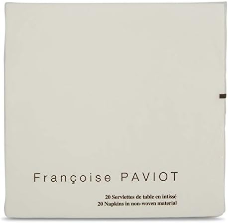 20 Disposable Paper Napkins 40 x 40 cm Plain White