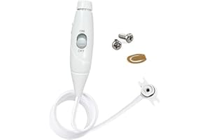 CAREPIK Oral Hygiene Accessories Replacement Hose and Handle Parts Compatible with Waterpik Water Flosser WP-100 WP-300 WP-660 WP-662 WP-670 WP-672 WP-900 (GREY)