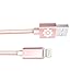 Lightning Cable, iPhone 6S Charger Rose Gold, 2 Pack 6.6 Feet F-color Long Braided Apple Certified Lightning to USB Cable for iPhone 6S 6 Plus 5 5S 5C SE 2016, iPad Air 3 Mini 4, iPad Pro Rose Pink 2M