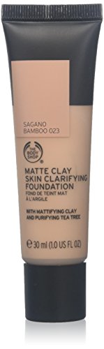 The body shop matte clay skin clearing foundation, japa…