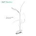 Miady 20 LED Clip on Lamp, Cordless & Portable Clip on Light, Touch Control Stepless Dimming, Eye-Care Adjustable Brightness Reading Light, USB Rechargeable and Built-in 1200mAh Battery