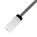 PANA 3/32” Flat Top Large Barrel Ceramic Bit - Extra Coarse Grit - Professional Nail Drill Bit for Manicure Pedicure Acrylic Nail File Tools Cuticle Polishing Dremel Machine