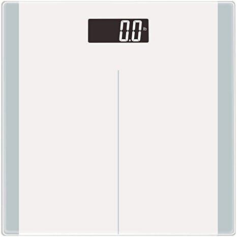 FRK Digital Body Weight Bathroom Scale, High accuracy with Tempered Glass Platform, Smart Step-on Technology, Batteries Included