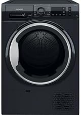 Hotpoint 8kg Heat Pump Tumble Dryer Crease Care Black view 1
