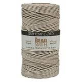 Hemp Twine Bead Cord 1.5mm 262 Feet NATURAL 42672