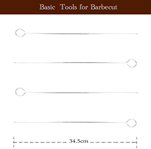 TEENO Kit Barbecue Outil de Barbecue en Acier Inoxydable Ustensiles De Barbecue pour Grillades - Mes Grillades TEENO Kit Barbecue Outil de Barbecue en Acier Inoxydable Ustensiles De Barbecue pour Grillades