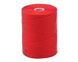 C-LON Micro Bead Cord, Shanghai Red - 0.12mm, 320 Yard Spool