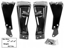 73-80 Chevy Truck Bumper Bracket Rear 4Pc Set