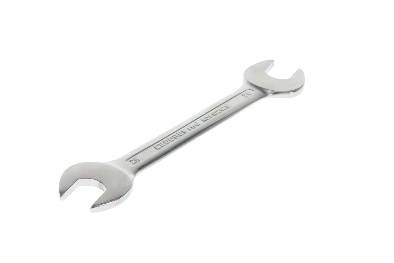 GEDORE red Double open-end spanner, SW 24+26 mm, Metric, Spanner, Open-end spanner, 266 mm long, R05102426