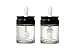 Glass Honey Pot With Dipper And Glass Oil Jar With Silicone Basting Brush - 2 Piece Set - 110mL/3.75oz
