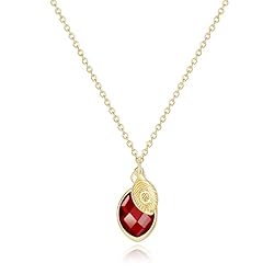 Me&Hz 14K Gold Filled January Birthstone Initial