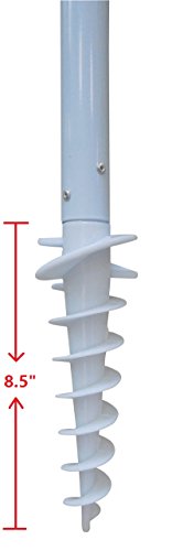image for YATIO---7ft Beach Umbrella with Tilt and Integrated Long Sand Anchor, 