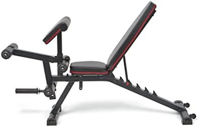 adidas workout bench with leg curl