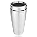 Stainless Steel Termo Travel Mug by Just-f-Care, 16 oz, Easy-Clean Lid, Double Wall, Keeps Long Lasting Cold or Hot Liquid (Silver)