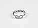 Chengxun Best Friends Forever Infinity Ring Cubic Zirconia (Silver)
