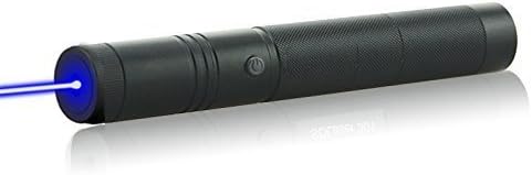Cool long distance Super Bright Tactical v-i-o-l-et L-a-s-e-r pen Flashlight, Rechargeable (18650 Rechargeable Battery Included), Travel Outdoor Flashlight
