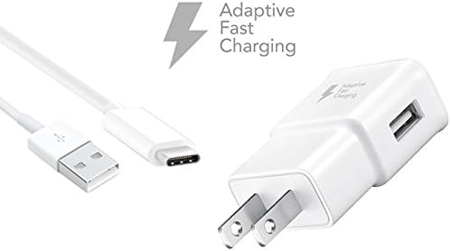 USB Type C Cable, Dorisan USB C Cable (1X Wall Charger +1X Type-C Cables)USB Type A to C Fast Charger for Macbook, LG G6 V20 G5,Google Pixel, Nexus 6P 5X, Nintendo Switch, Samsung Galaxy S8+(White)