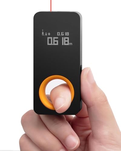 HOTO Laser Distance Meter 0.05-30m, Accuracy ±2mm, 2 Modes, M/FT Units, OLED Display, Type-C Charging, Laser Meter for Rooms, Ideal for General Home Use, Cadeau pour Homme