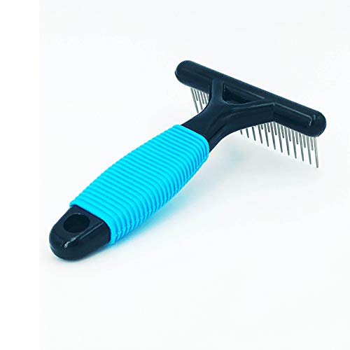 DSKRUI Undercoat Rake for Dogs, Designed for Breeds with Medium to Long