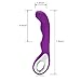 XJDOLL Mini Wand Massager Cordless Rechargeable Personal Body Massage with 10 Vibration Modes (Purple)