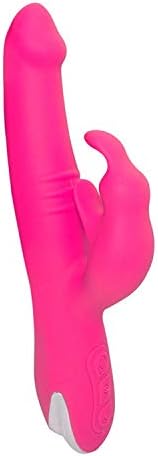 7 Speed 360 Rotation Unisex Toy Dual Rabbit Funny Toys Silicone Privacy Funny Toys Rivacy Stimulator Big Funny Toys for Woman,Rose