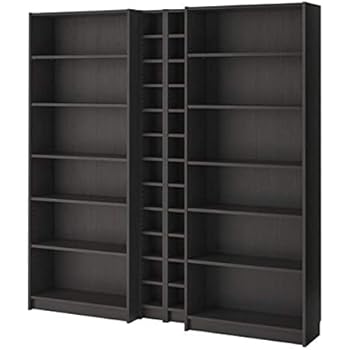 Amazon Com Ikea Billy Gnedby Bookcase Black Brown 990 204 76 Size