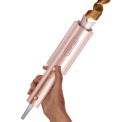 Automatic Curling Iron, TYMO Curlpro Plus Automatic Curling Iron Large Curling Iron 32 mm Beach Waves Curler for Long Hair Anti-Burning Hair Curler, Fast Heating, Rose Gold
