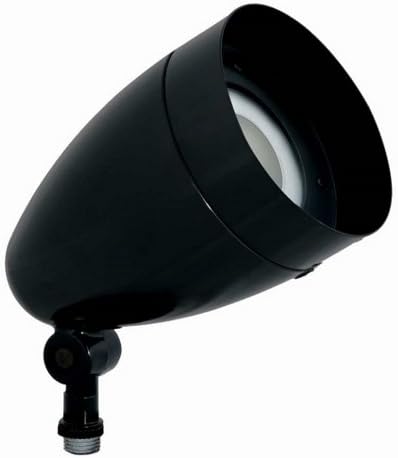 RAB Lighting HBLED13DCB 13W Cool LED 12V 24V Dc with Hood and , Black