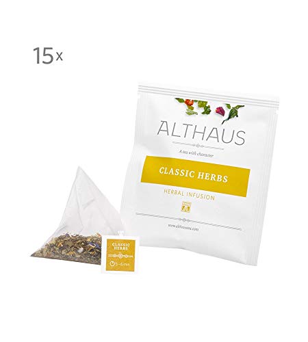 Althaus Tee CLASSIC HERBS ⋅ Kräutertee im Pyramidenbeutel PYRA PACK ⋅ Naturbelassener Kräutertee aus klassischen… – Bild 3