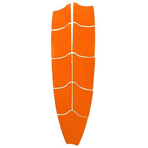 surfboard Traction Pad Full Deck Grip Foot Pad, Set of 9 Pcs Kitesurf Kiteboard Orange