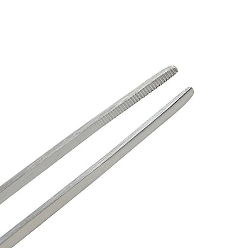 LILYS PET Straight and Bend Stainless Steel Super Thick Tweezers Set,Pliers Aquarium Tool Fish Tank Aquatic Plants Forceps Clip (10.5") - Thumbnail 3