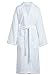 Men's Terry Robe Women's Terry Cloth Bathrobe Terry Kimono Collar Hotel Bathrobe White One Size
