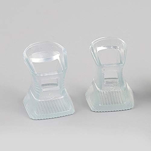 HGJVBFGH1 1 pair High Heel Protect Covers Heel Stoppers Antislip Wear Resistance transparent L